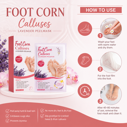 Exfoliating Foot Peel Mask – Soft, Smooth & Renewed Looking Feet