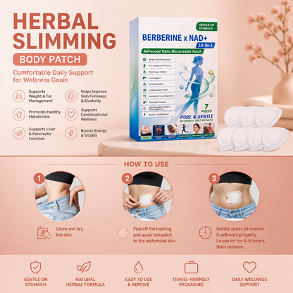 Herbal Slimming Body Patch – Comfortable Daily Support for Wellness Goals