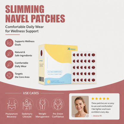 Slimming Navel Patches – Comfortable Daily Wear for Wellness Support