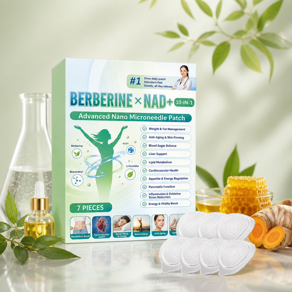 Berberine & NAD+ Microneedle Patch – Daily Wellness Support
