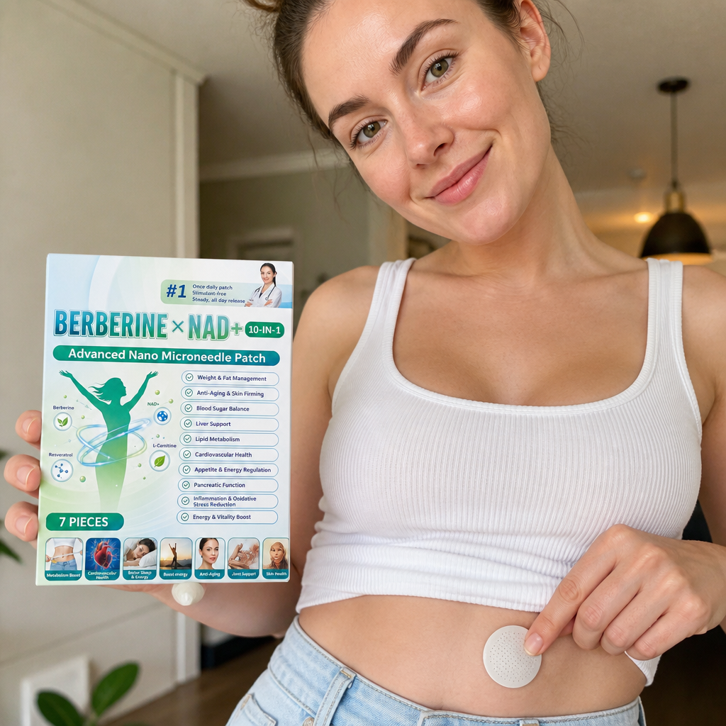 Berberine & NAD+ Microneedle Patch – Daily Wellness Support