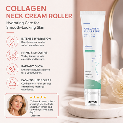 Collagen Neck Cream Roller – Hydrating Care for Smooth-Looking Skin