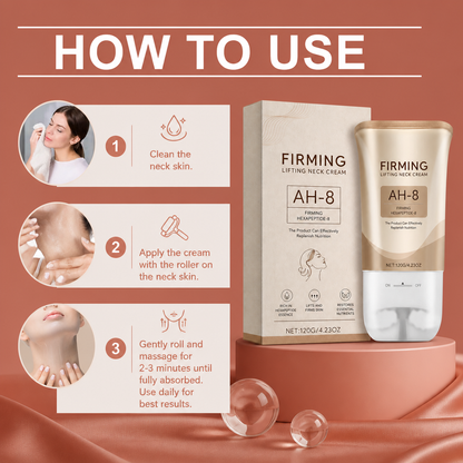 Firming Neck Cream Roller – Hydrating Care for Smooth-Looking Skin