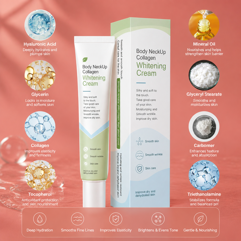 Collagen Neck Cream – Hydrating Care for Smooth, Firm-Looking Skin