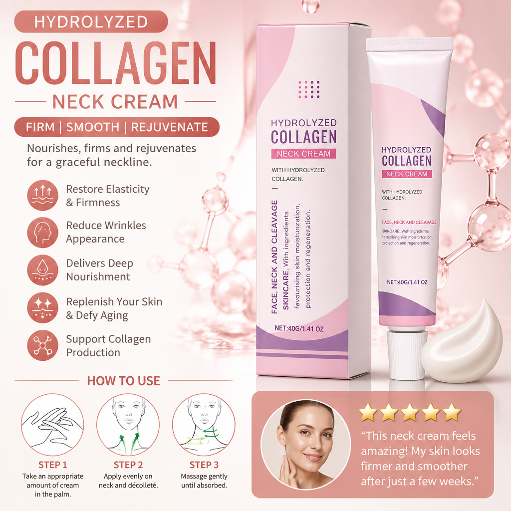 Hydrolyzed Collagen Neck Cream – Nourishing Care for Firmer-Looking Skin