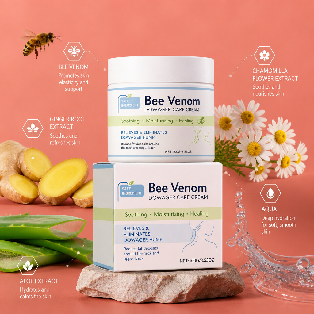 Bee Venom Neck Cream – Daily Moisture for Smoother, Radiant-Looking Skin