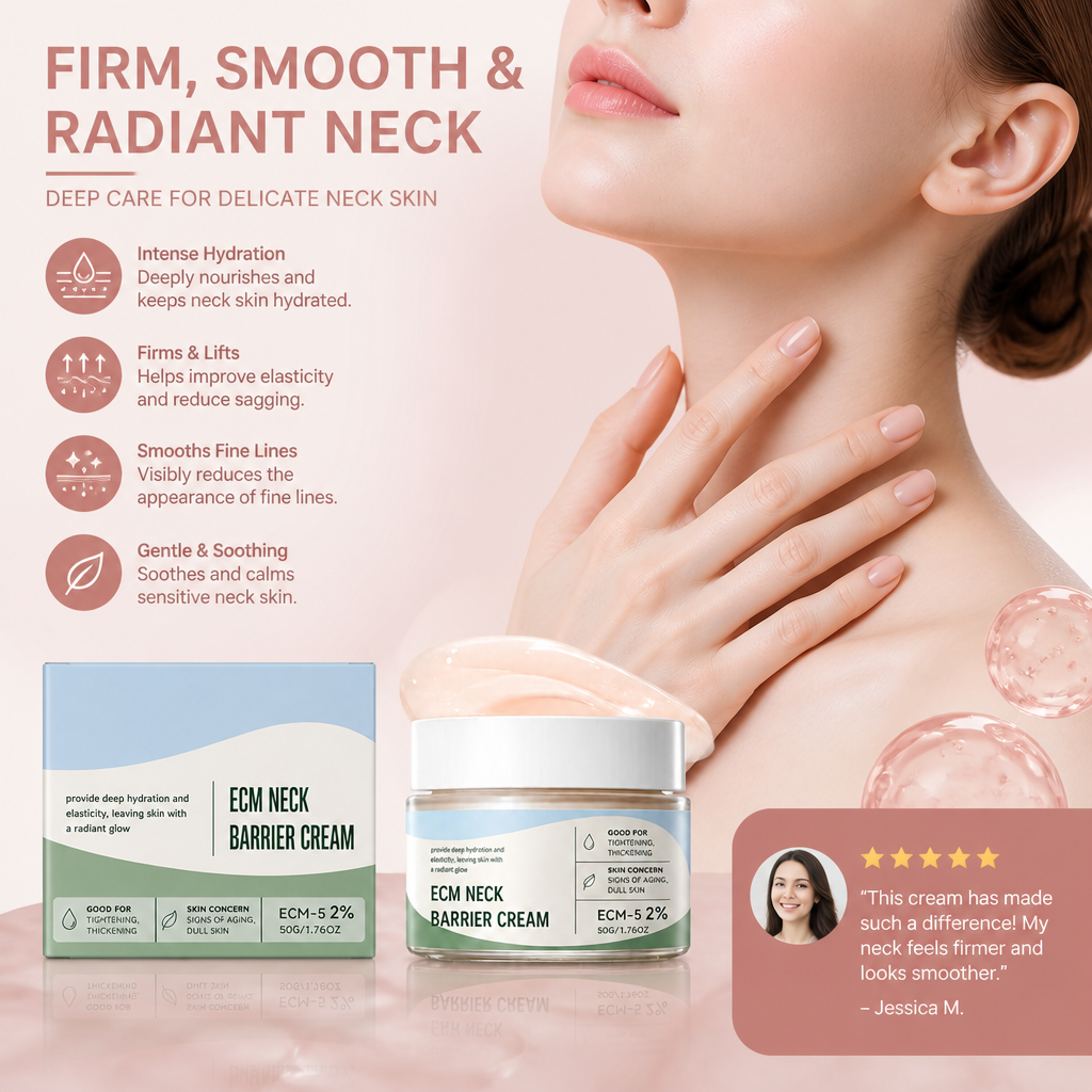 Hydrolyzed Collagen Neck Cream – Firming Hydration for Smoother Skin