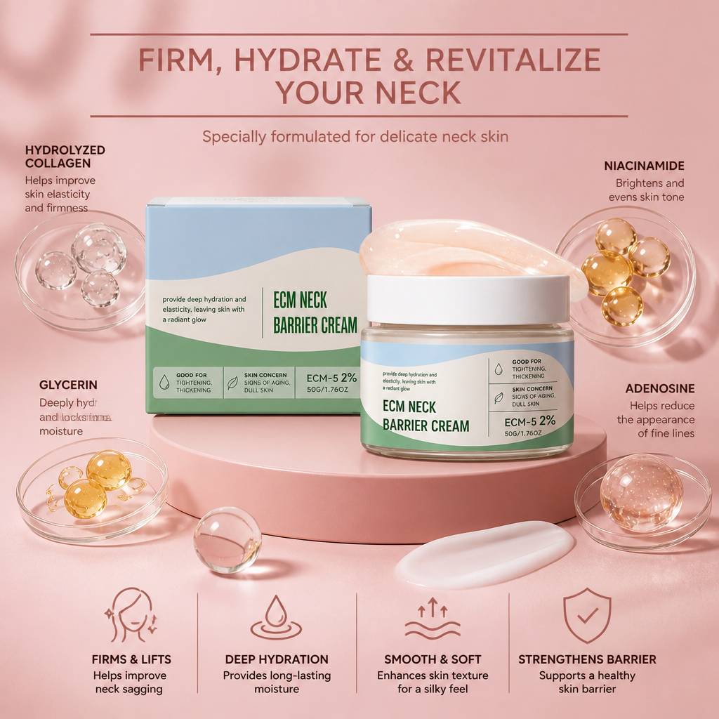 Hydrolyzed Collagen Neck Cream – Firming Hydration for Smoother Skin