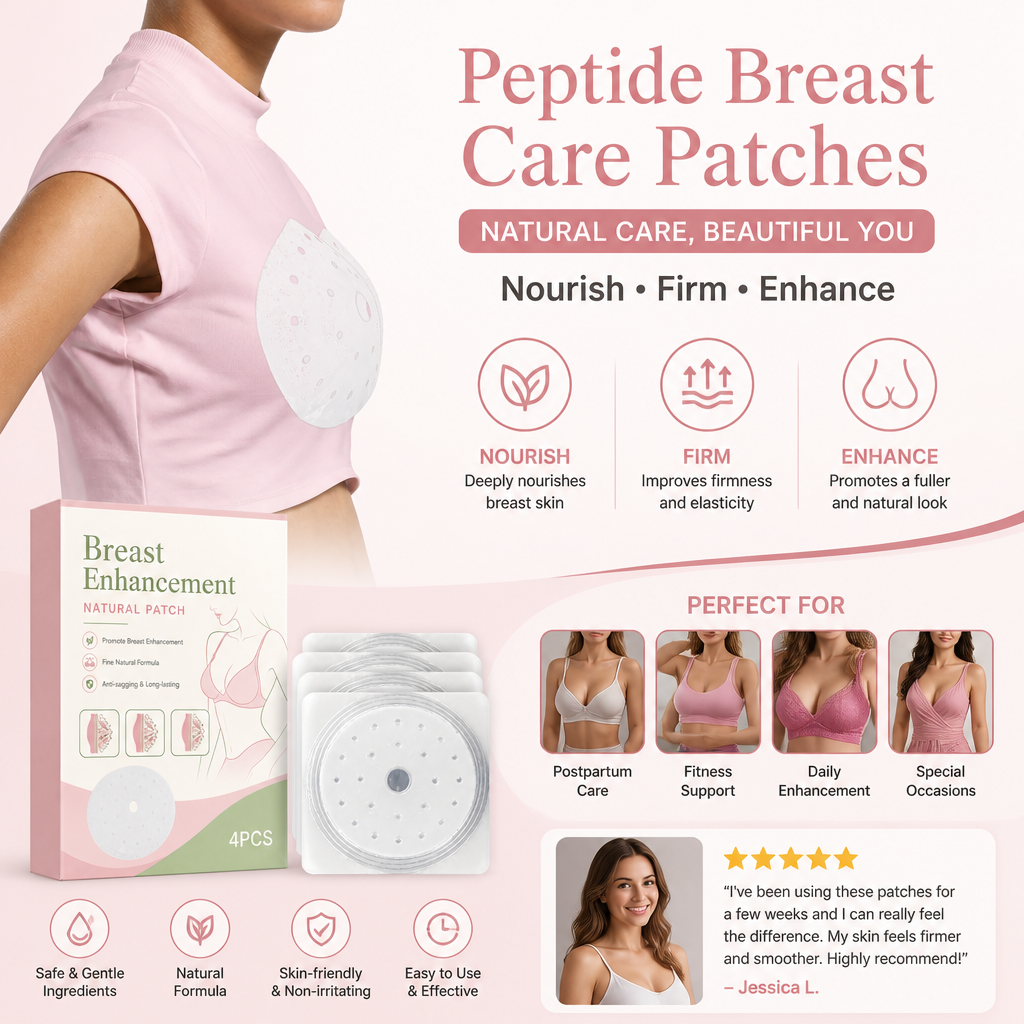 Peptide Breast Care Patches for Smooth, Hydrated Skin