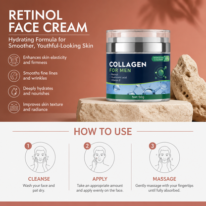 Retinol Face Cream – Hydrating Formula for Smoother, Youthful-Looking Skin