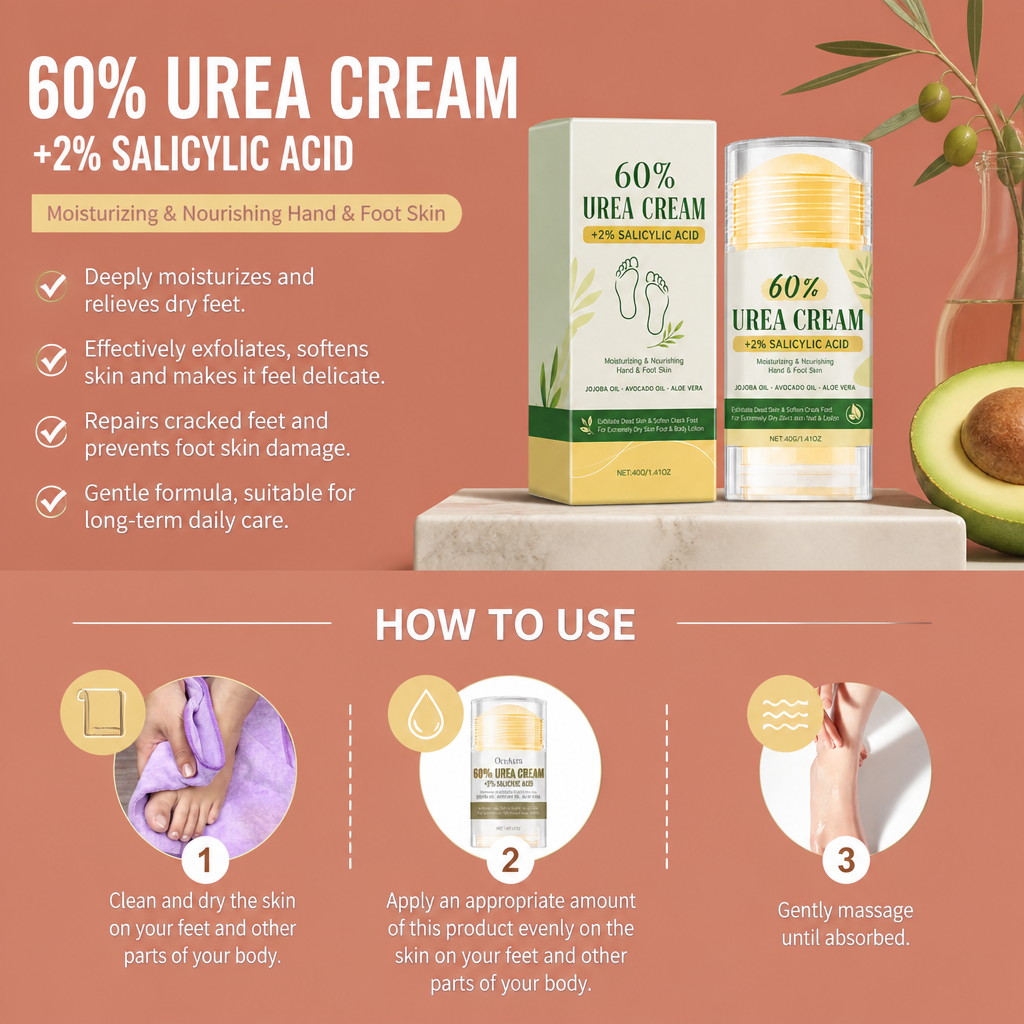 60% Urea Foot Cream – Intensive Care for Smooth, Soft Feet