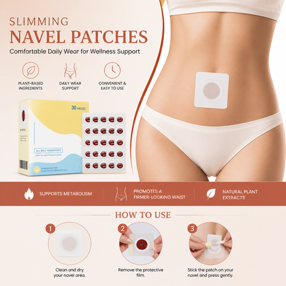 Slimming Navel Patches – Comfortable Daily Wear for Wellness Support