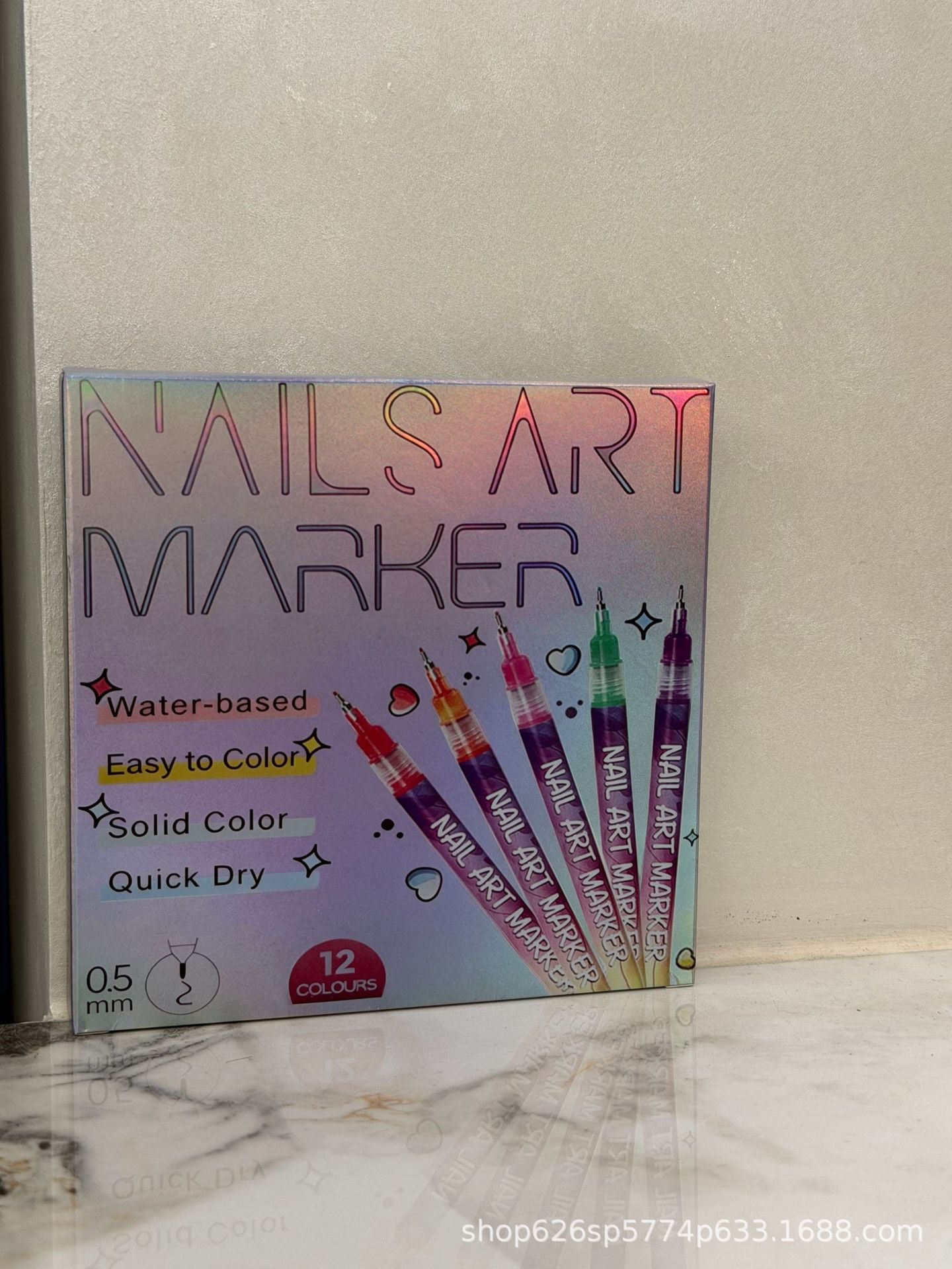Precision Nail Art Pen – Create Vibrant Designs with Fine Tip Control