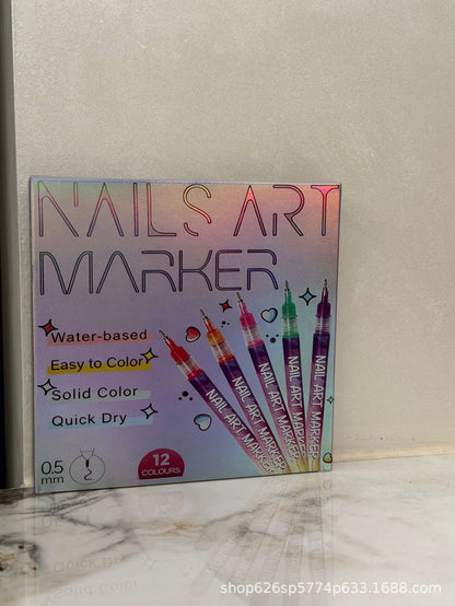 Precision Nail Art Pen – Create Vibrant Designs with Fine Tip Control
