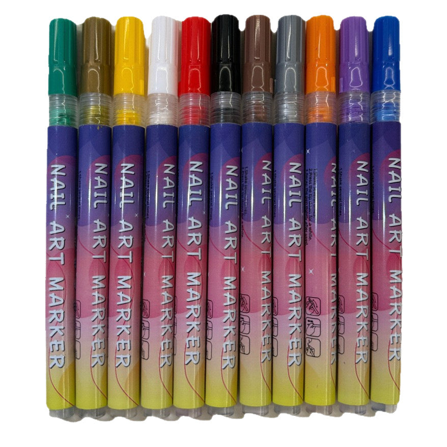 Precision Nail Art Pen – Create Vibrant Designs with Fine Tip Control