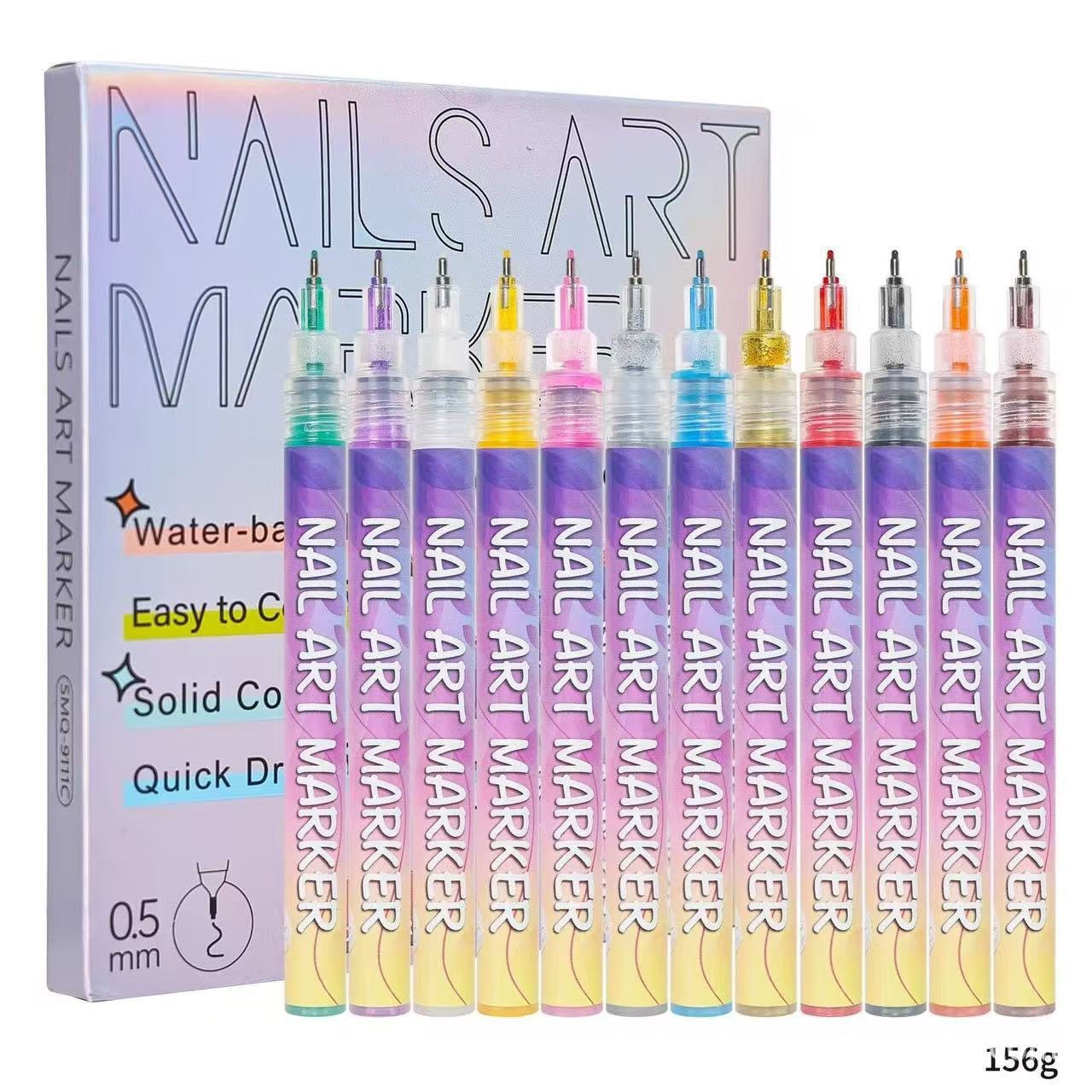 Precision Nail Art Pen – Create Vibrant Designs with Fine Tip Control