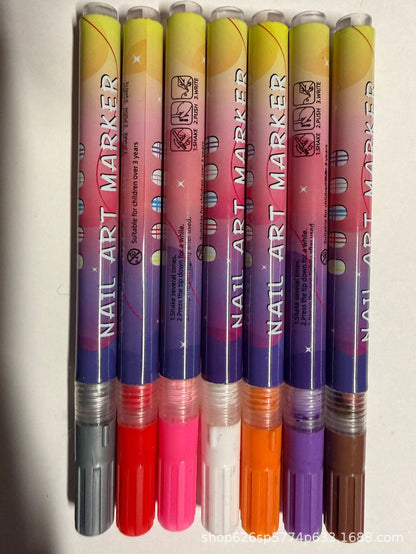 Precision Nail Art Pen – Create Vibrant Designs with Fine Tip Control
