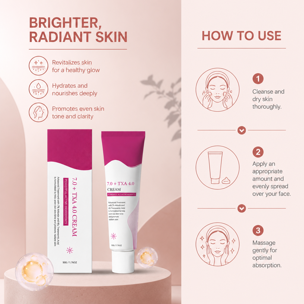 Arbutin Brightening Face Cream – Hydrating Formula for Radiant Skin