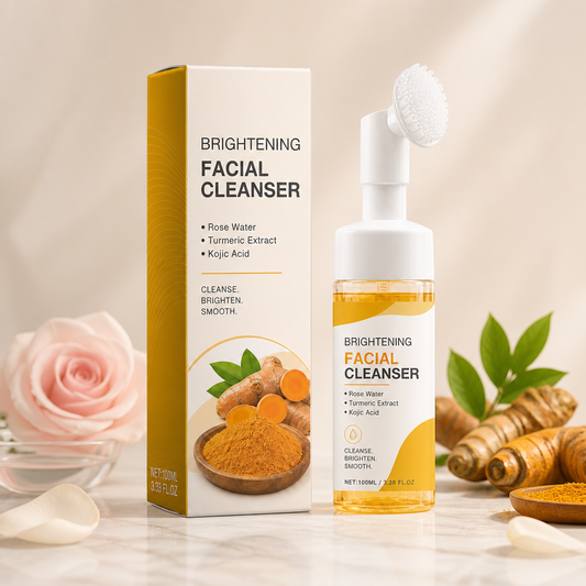 Turmeric & Kojic Foaming Cleanser – Gentle Brightening Face Wash