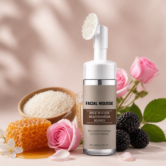 Brightening Facial Mousse – Gentle Deep Clean & Smooth Skin