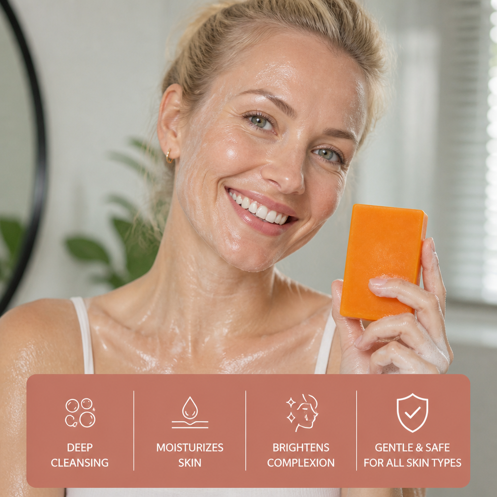 Turmeric & Shea Cleansing Bar – Nourishing Formula for Soft, Fresh Skin