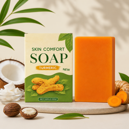 Turmeric & Shea Cleansing Bar – Nourishing Formula for Soft, Fresh Skin
