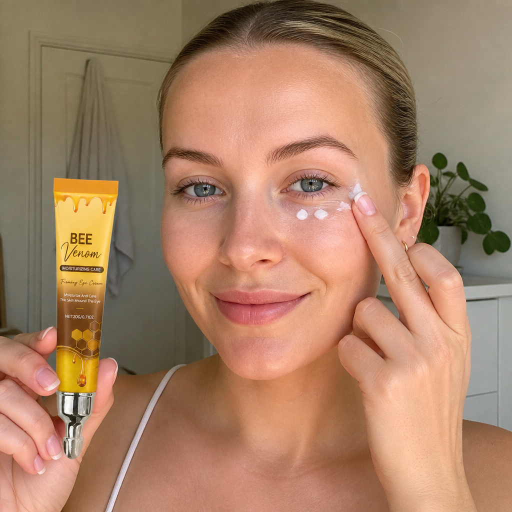 Bee Venom & Hyaluronic Acid Firming Eye Cream for Smooth, Hydrated Skin