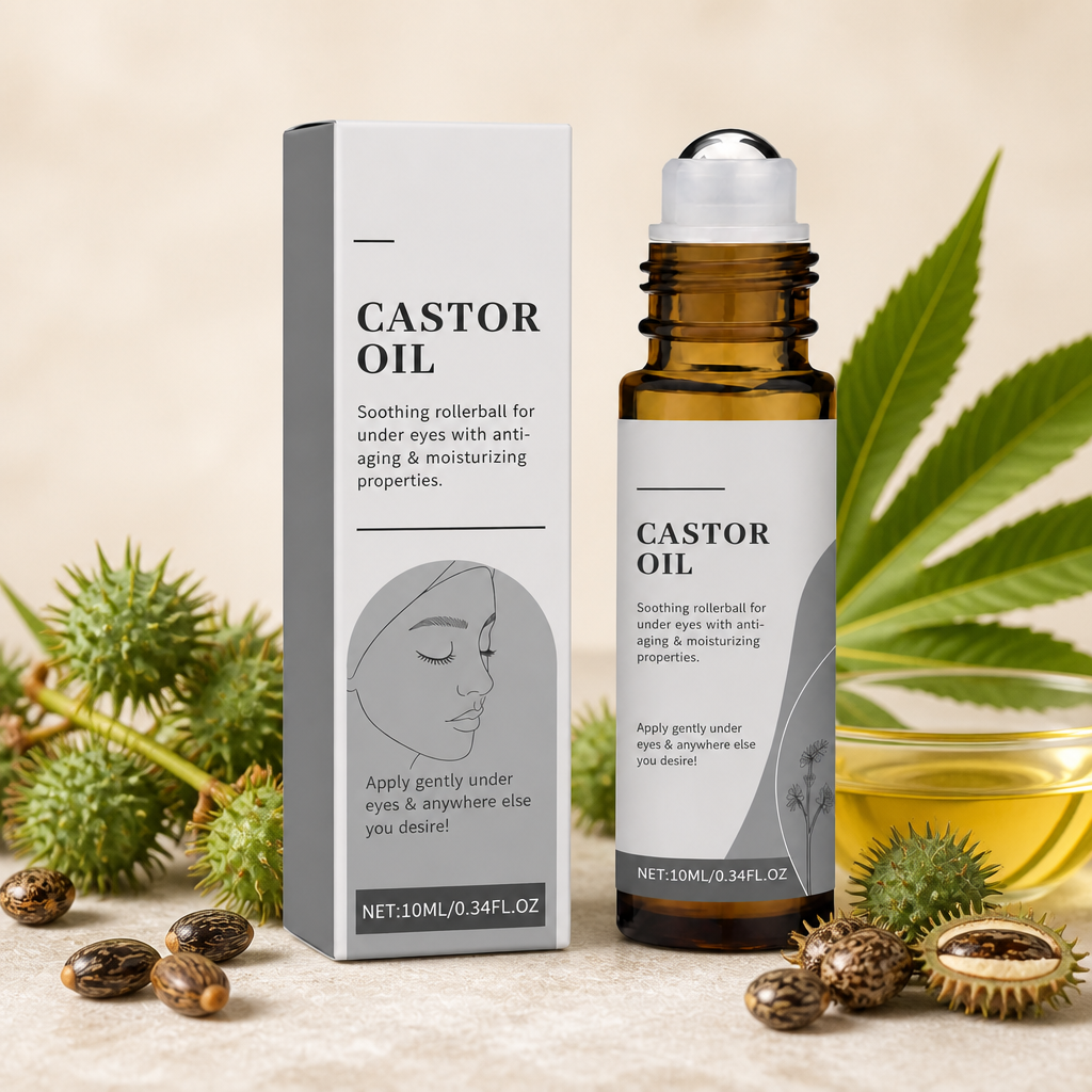 Hydrating Eye Serum Roller with Vitamin E for Smooth, Refreshed Skin