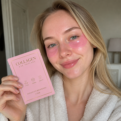 Collagen Eye Patches with Caffeine for Hydrated Looking Eyes