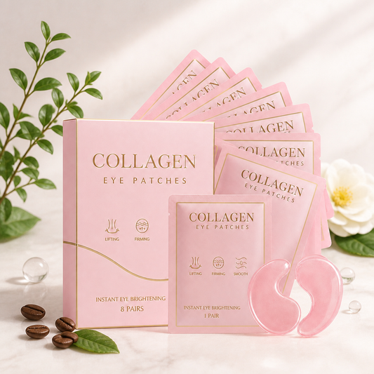 Collagen Eye Patches with Caffeine for Hydrated Looking Eyes