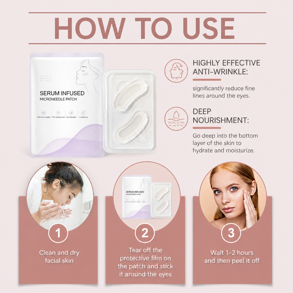 Hyaluronic Acid Under Eye Patches for Hydrated Smooth Looking Skin