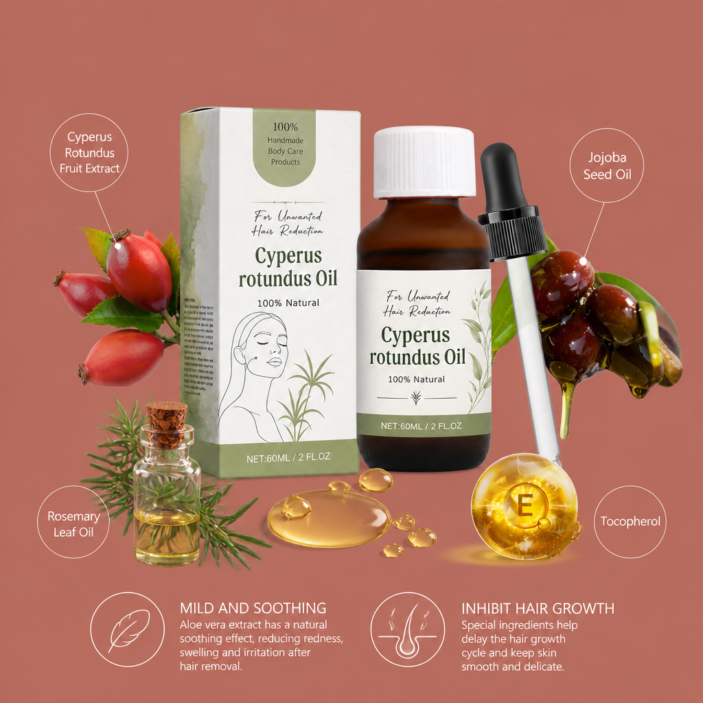 Cyperus Rotundus Oil – Naturally Derived Formula for Smooth Skin Care
