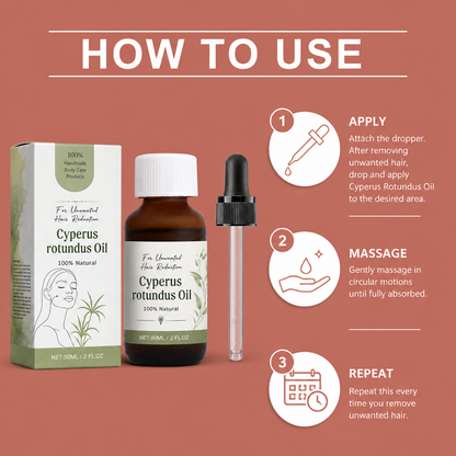 Cyperus Rotundus Oil – Naturally Derived Formula for Smooth Skin Care