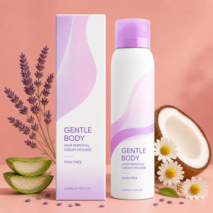 Gentle Body Hair Removal Mousse for Smooth Hydrated Skin