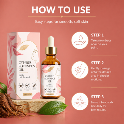 Cyperus Rotundus Body Oil – Smooth Skin Care Formula