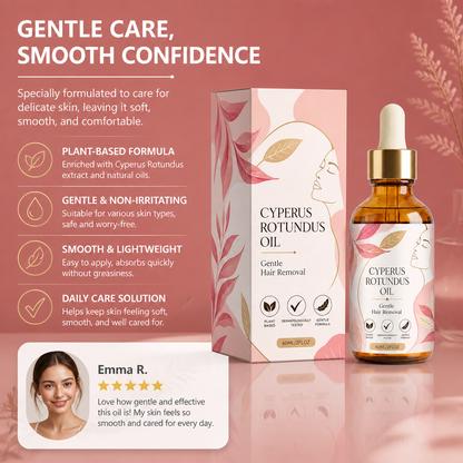 Cyperus Rotundus Body Oil – Smooth Skin Care Formula