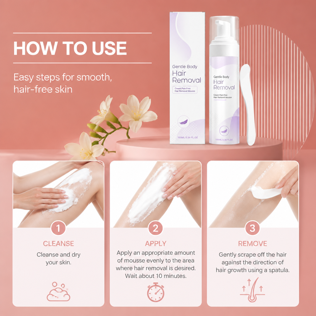 Nourishing Hair Removal Foam – Smooth Skin Care Solution