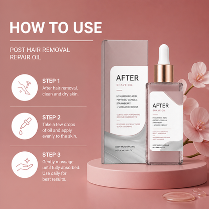 Post Hair Removal Repair Oil – Moisturizing Care For Smooth Skin