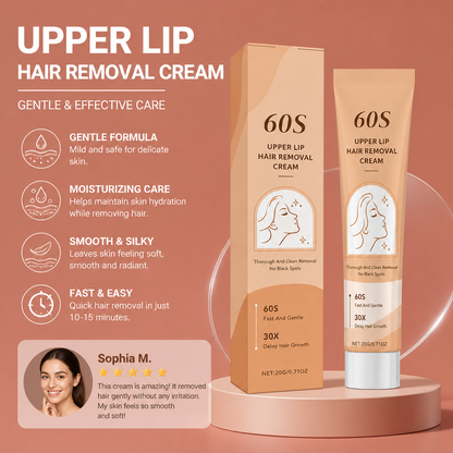 Upper Lip Hair Removal Cream – Gentle Moisturizing Care Formula