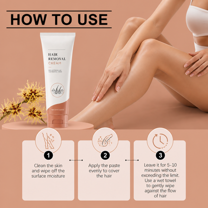 Gentle Plant Extract Hair Removal Cream – Smooth Skin Care Formula