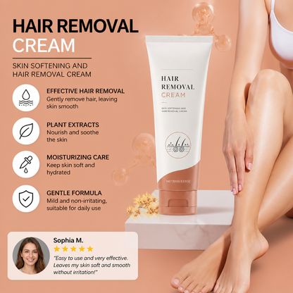 Gentle Plant Extract Hair Removal Cream – Smooth Skin Care Formula