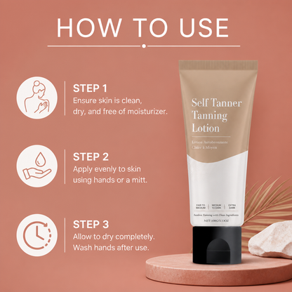 Self-Tanning Lotion – Hydrating Formula For A Natural Golden Glow