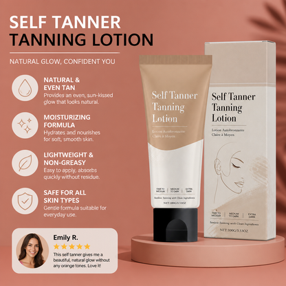 Self-Tanning Lotion – Hydrating Formula For A Natural Golden Glow