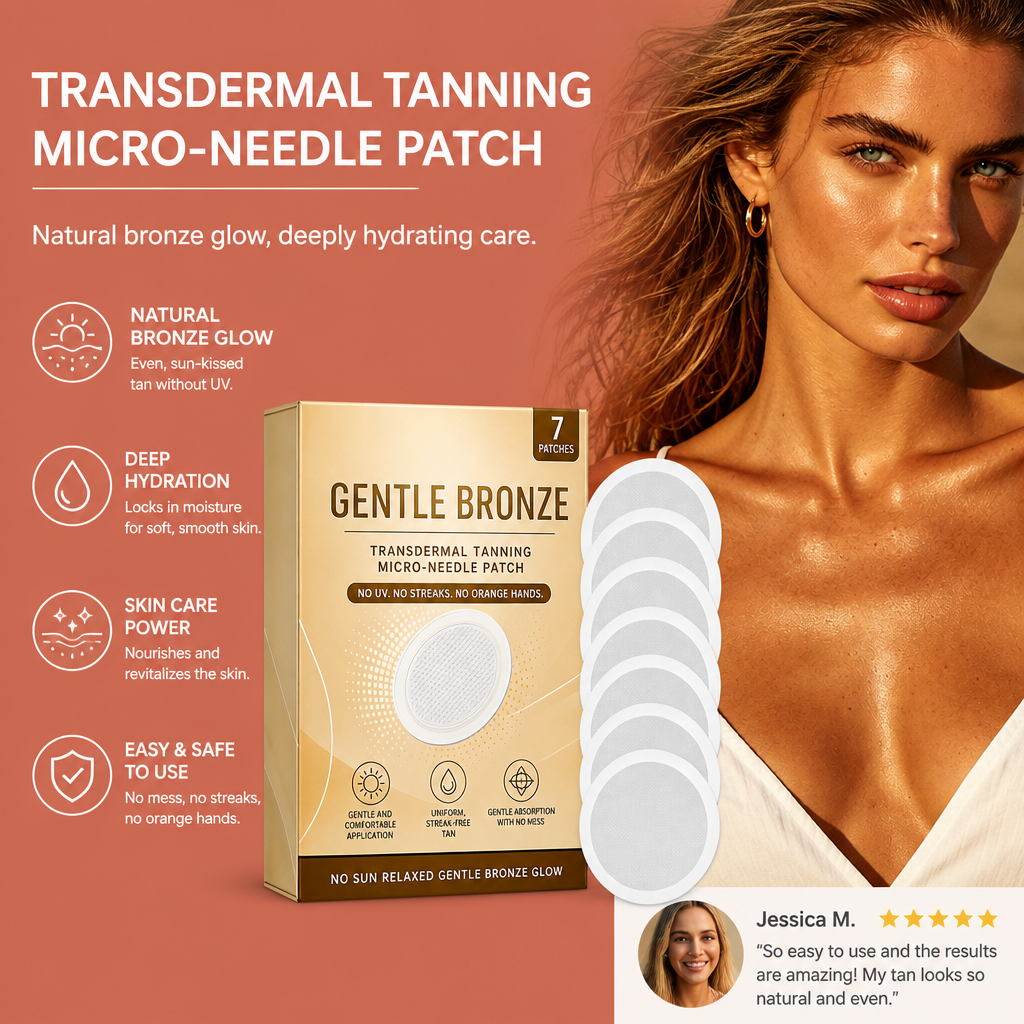 Micro Needle Self-Tanning Patch – Natural Bronze Glow With Hydration Care