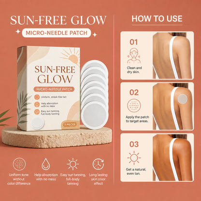Self-Tanning Micro Needle Patch – Natural Bronze Glow With Hydration