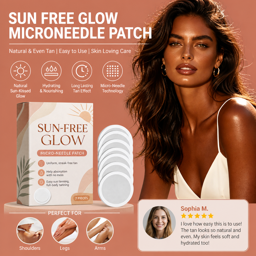 Self-Tanning Micro Needle Patch – Natural Bronze Glow With Hydration