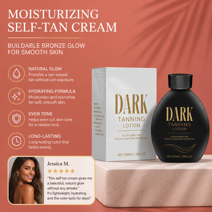 Moisturizing Self-Tan Cream – Buildable Bronze Glow For Smooth Skin