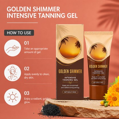 Golden Shimmer Tanning Gel – Bronze Glow With Moisturizing Care