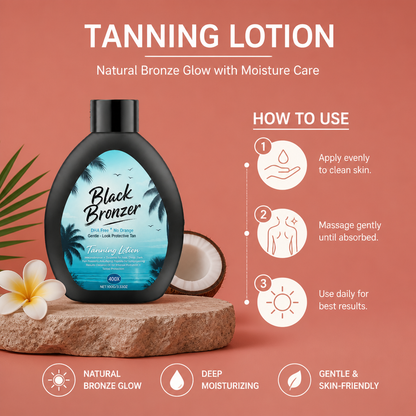 Natural Tanning Lotion – Gradual Bronze Glow With Moisture Care