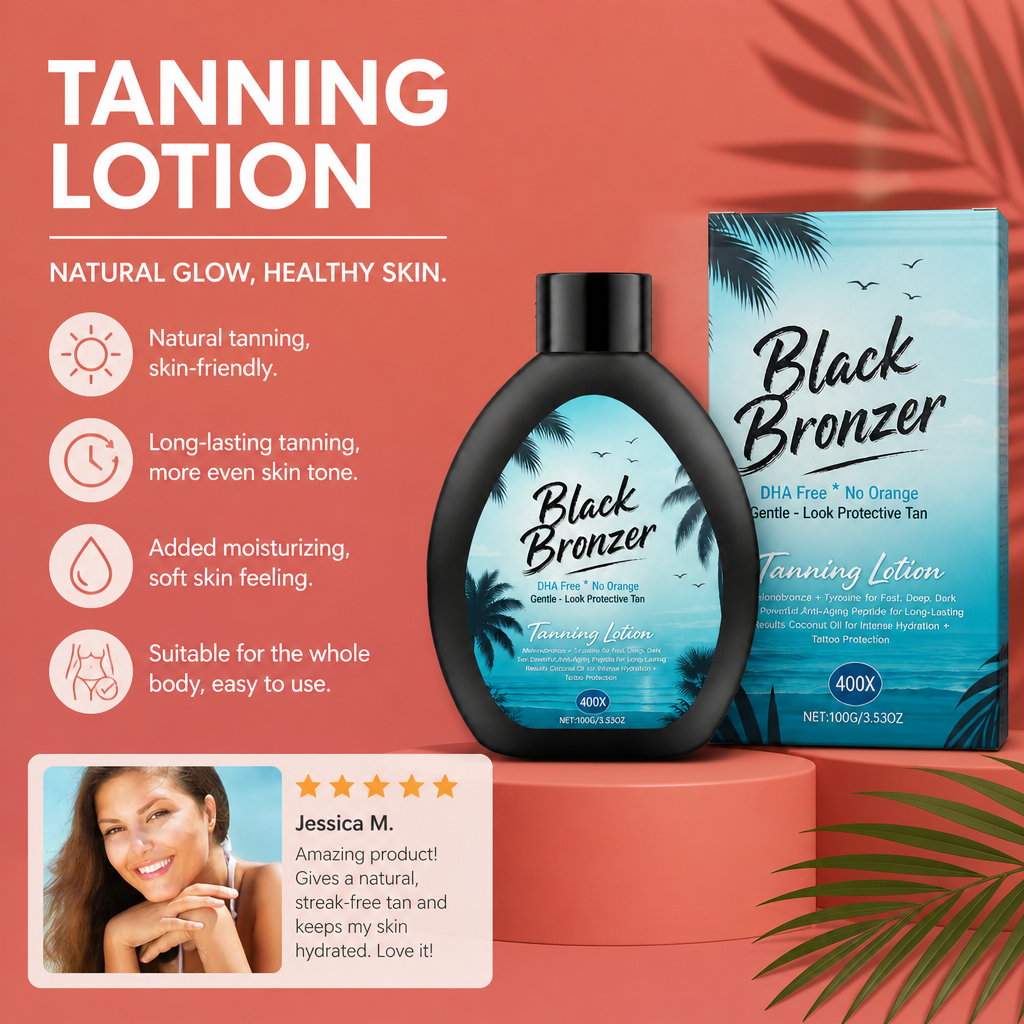 Natural Tanning Lotion – Gradual Bronze Glow With Moisture Care